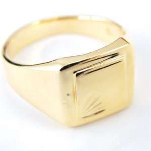  Signet plated gold Charles.   Taille 64 Jewelry