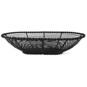    Willow Specialties Black Wire French Bread Basket: Home & Kitchen