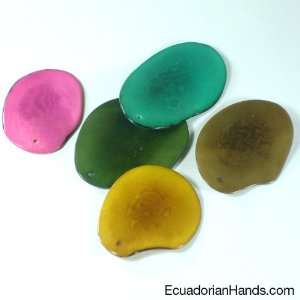  Fried Potato Slice Tagua Bead Premium: Arts, Crafts 