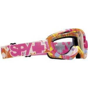    Spy Optic Alloy Goggles (PNK TAGGER WHT W/DROPS) Automotive
