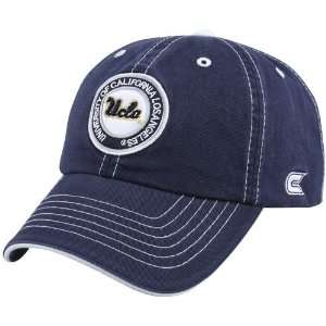  UCLA Bruins Navy Blue Broadside Adjustable Hat: Sports 