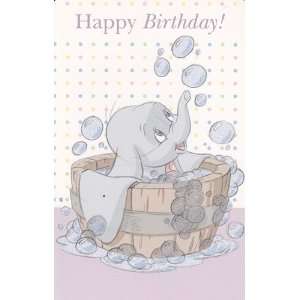 Greeting Card Birthday Disney Dumbo Happy Birthday Australian 