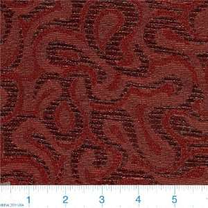   Wide Crimson Sparkle Brocade Fabric By The Yard: Arts, Crafts & Sewing
