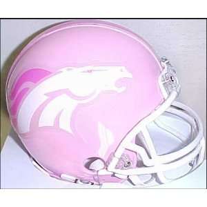  Denver Broncos Mini Replica Pink Helmet
