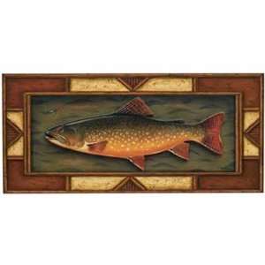  Brook Trout by Doug Henry 18x9 Toys & Games