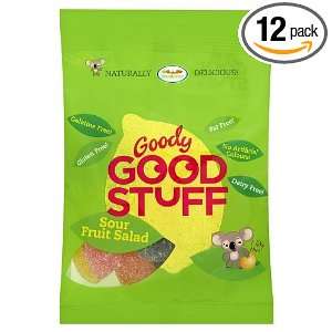 Goody Good Stuff Sour Fruit Salad, 3.5 Ounce Bags (Pack of 12)