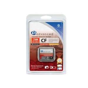   CF Type 1 Flash Memory Card 2GB Silver  2GBACF80X New Electronics