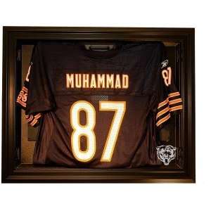   Bears Removable Face Jersey Display Case   Black