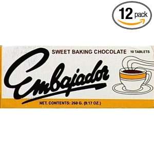 Goya Chocolate Embajador, 9.17 Ounce Grocery & Gourmet Food