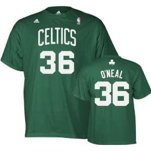  Shaquille ONeal Green adidas Player Name and Number 