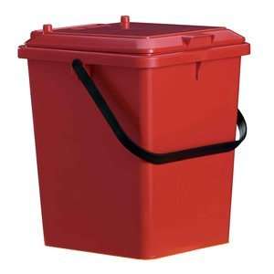  Compost Caddy   Red   2 Gallons: Home Improvement