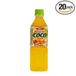 Coco Coconut Drink Mango, 16.9 Ounce (Pack of 20)  Grocery 