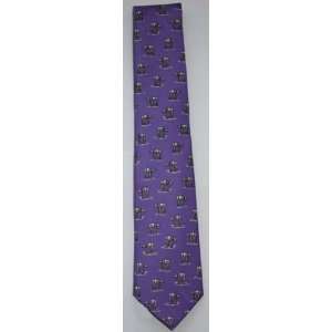   STAR WARS Purple AT AT Walker Silk Tie by Psycho Bunny: Everything