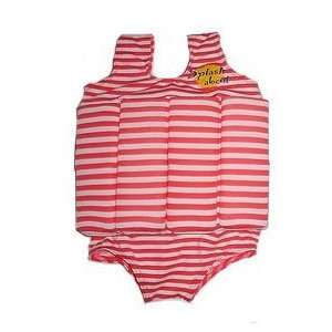   FloatSuit with adjustable buoyancy: Red & White stripe, 1 to 2 years