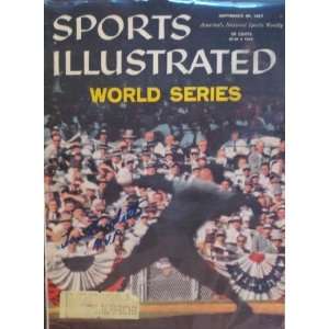 Lou Burdette Autographed Sports Illustrated Magazine (Milwaukee Braves 