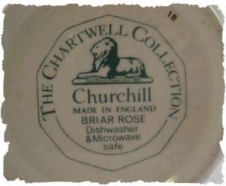 Vintage Churchill Briar Rose Milk Jug 24 Oz. England  