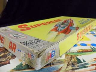 1962 SUPERCAR To The Rescue Board Game, Milton Bradley  