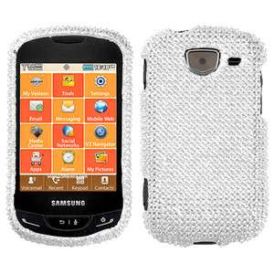   Snap Phone Protect Cover Skin Case FOR Samsung BRIGHTSIDE U380 Silver