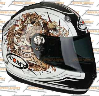 Suomy Vandal Mirror Full Face Motorcycle Helmet Large  
