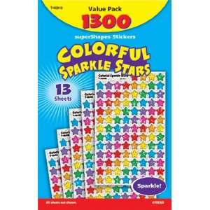   ENTERPRISES INC. SUPERSHAPES VARIETY 1300PK COLORFUL 