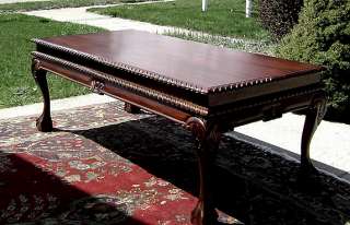 Classic Large Chippendale Mahogany coffee table  