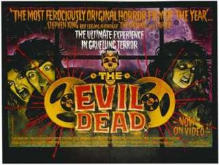 The Evil Dead 27 x 40 Movie Poster Bruce Campbell, C  
