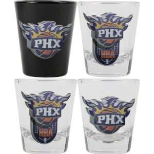 Phoenix Suns 3D Logo Shot Glass Set:  Sports & Outdoors