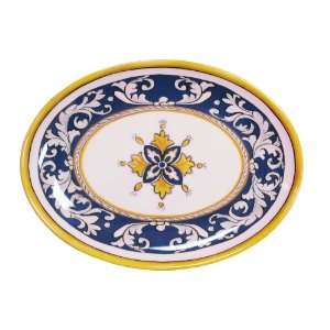  Le Cadeaux 16 Melamine Platter Malaga Blue: Kitchen 