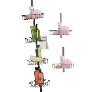    4 Shelf Corner Pole Caddy, Corner Pole Caddy