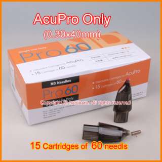 AcuPro Easy Acupuncture Assistant Pen Needls, 30x40mm, 900pcs  