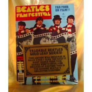 Beatles Film Festival Vol. 1 No. 2 Summer 1978  Valuable Beatles Gold 