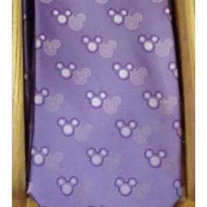  Disney Mickey Mouse Silk Tie Lavender: Home & Kitchen