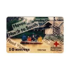   Card 10m Havoc North To South (California Flood) American Red Cross