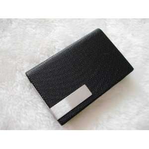   Leather With Dot Metal Business Card Holder(#11023): Office Products