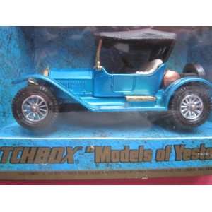  1914 Stutz roadster (blue/white seat 24 spokes) Matchbox 