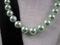 Vintage Bold Barbara Bush 18mm faux Pearl Chunky Necklace  