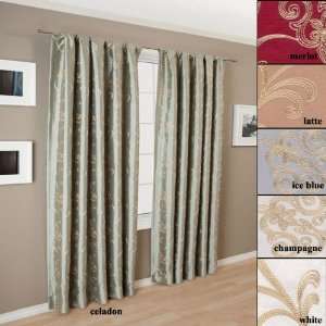  216 Conte Embroidered Scarf Valance: Home & Kitchen