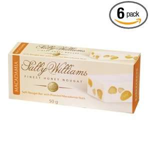 Soft Honey Nougat Bar with Roasted Macadamia Nuts Pack of 6  