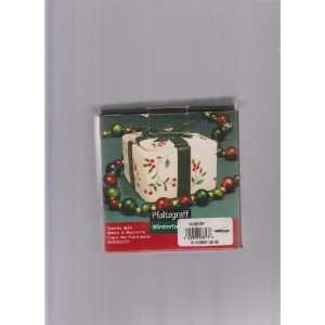    Pfaltzgraff Winterberry Christmas Candy Box 