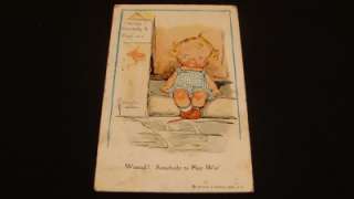 Wanted Somebody to play wiv G G Drayton postcard cancelled Watrous 
