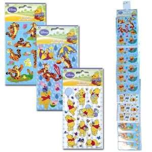   Pooh 2 Pack Sticker Sheets On Clip Strip Case Pack 96 