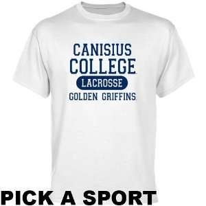 Canisius College Golden Griffins White Custom Sport T shirt  :  