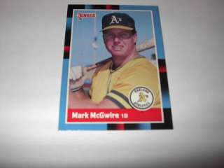 MARK MCGWIRE 1988 Donruss #256 & #BC 23 lot of 2  