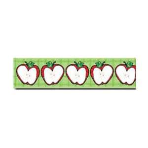    Sliced Apple Border Borders   Straight All: Office Products