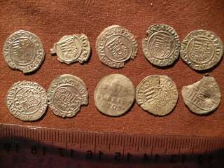 Medieval SILVER coins MIX 10pcs (~$6/pcs) 5  