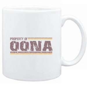  Mug White  Property of Oona   Vintage  Female Names 