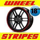 Stripes for 18 Wheels rim    5/8 WIDTH    all makes STICKER PIN 