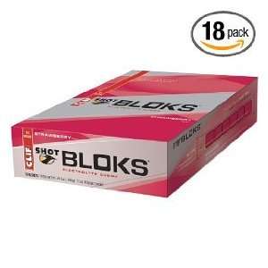  Clif Shot Bloks Strawberry flavored: Health & Personal 