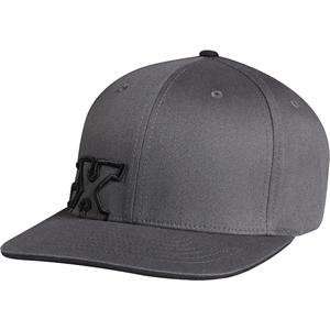  Fox Racing Strapped Up Flexfit Hat   Small/Medium/Charcoal 