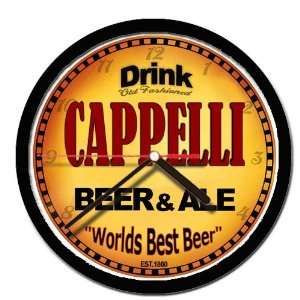  CAPPELLI beer and ale cerveza wall clock: Everything Else